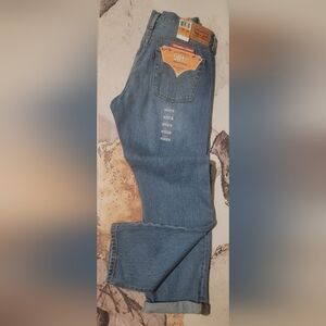 (NWT) Levi's 501 Women's Blue Straight-Leg Jeans